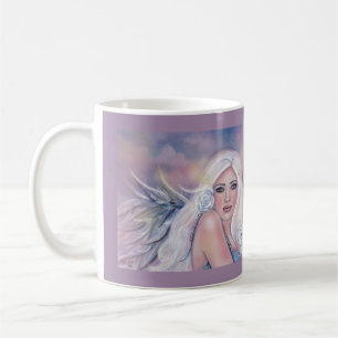 Taza De Café Charmeine Heavenly angel art de Renee Lavoie
