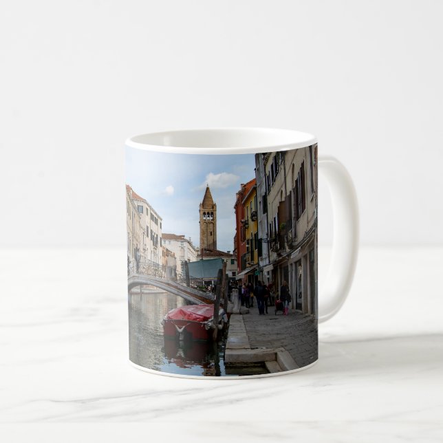 Taza De Café Charming Cannaregio Canal Venice Italy (Anverso derecho)