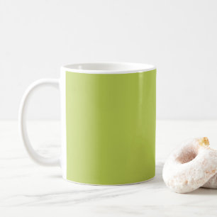Taza de café chartreuse suave de moda