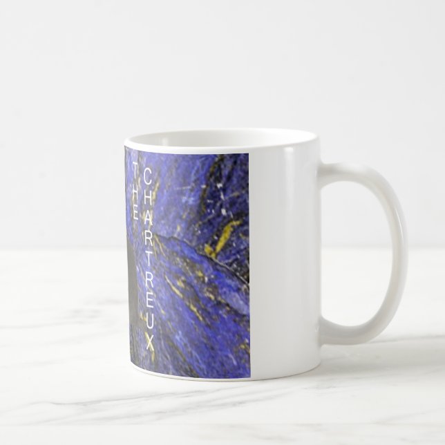 Taza De Café Chartreux en la azulada (blanca) (Derecha)