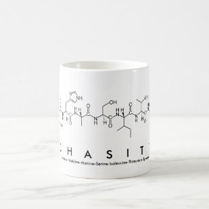 Taza De Café Chasity peptide nombre mug
