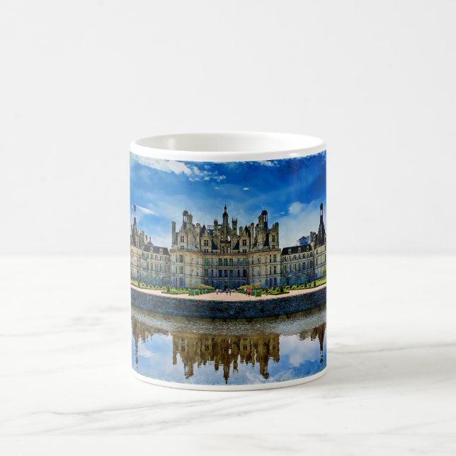 Taza De Café Chateau de Chambord, Francia. (Centro)