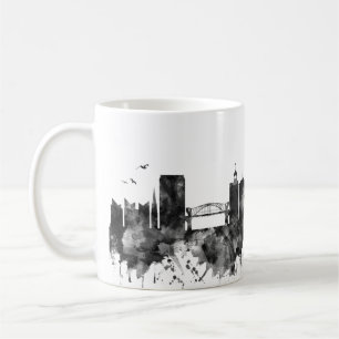 Taza De Café Chattanooga Tennessee Skyline BW