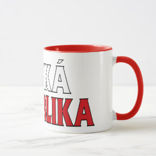 Taza de café checa