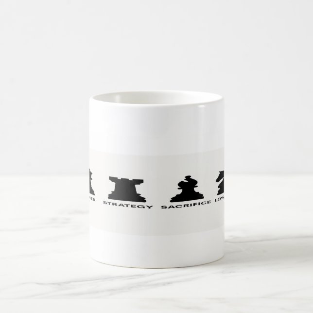 Taza De Café Checkmate Your Morning: Chess Lover Mug (Centro)