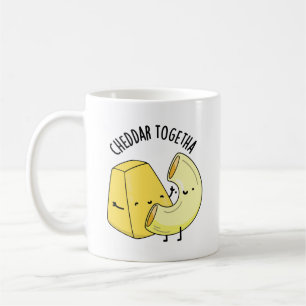 Taza De Café Cheddar Juntos Funny Food Pun