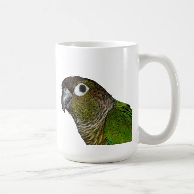 Taza De Café Cheeked verde Conure (Derecha)