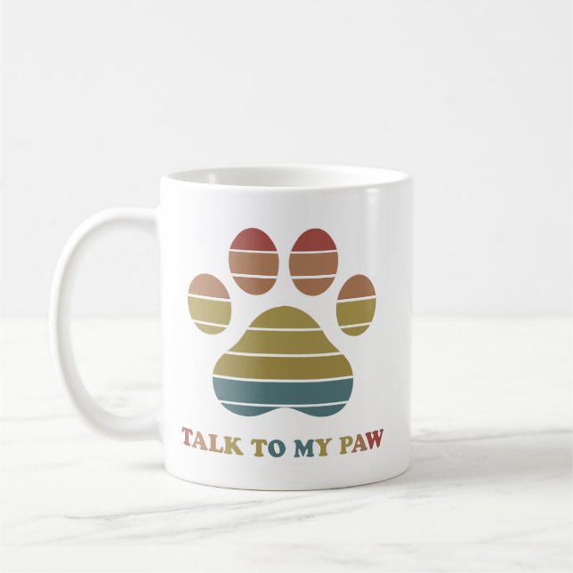 Taza De Café Cheeky Cat Paw Quip (Izquierda)