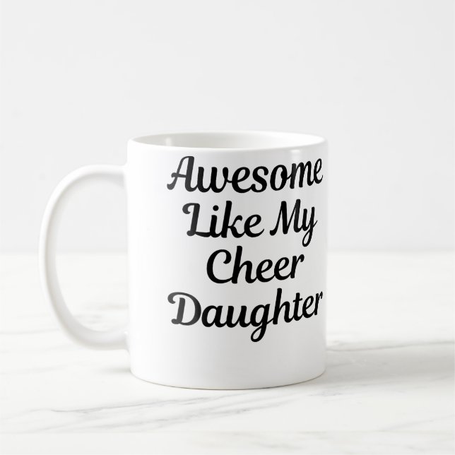 Taza De Café Cheer Dad Mom Cheerleading (Izquierda)