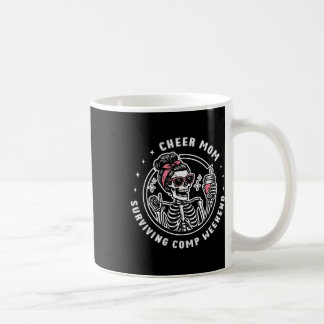 Taza De Café Cheer Mom Surviving Comp Weekend Cheerleading Moth