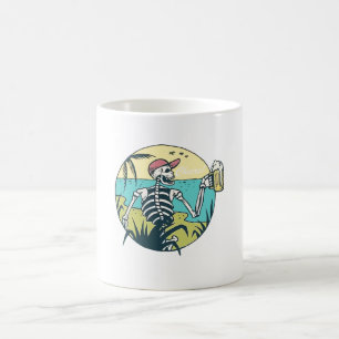 Taza De Café Cheers Skull