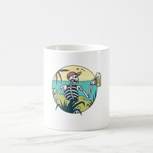 Taza De Café Cheers Skull (Centro)