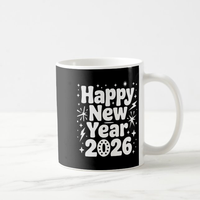 Taza De Café Cheers To 2026 Happy New Year Party  (Derecha)