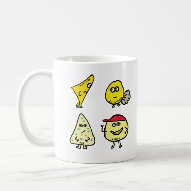 Taza De Café Cheese Puns (Izquierda)