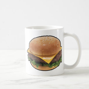 Taza De Café Cheeseburger