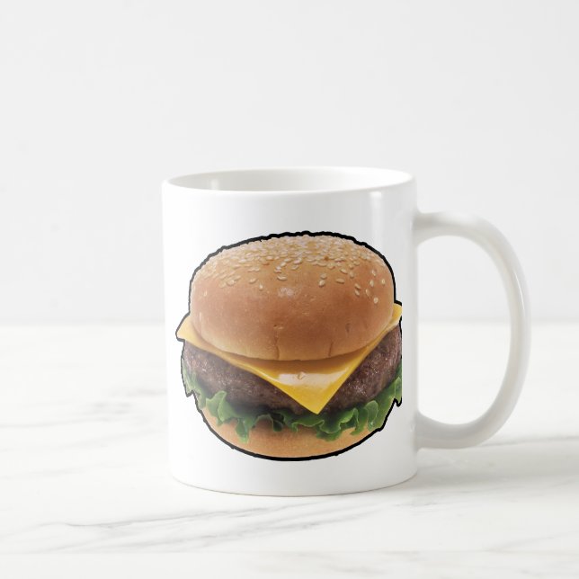 Taza De Café Cheeseburger (Derecha)