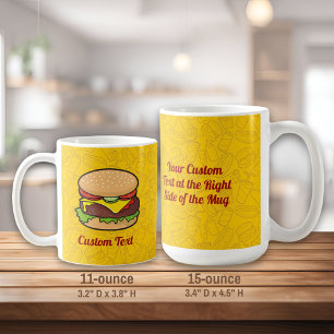 Taza De Café Cheeseburger Coffee Mug