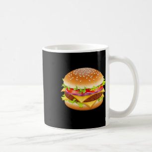 Taza De Café Cheeseburger Hamburger Burger Funny Food Halloween