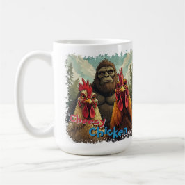 Taza De Café "Cheesy Chicken Selfies Bigfoot" Photo Op