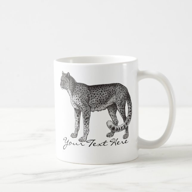 Taza De Café Cheetah Mug (Derecha)