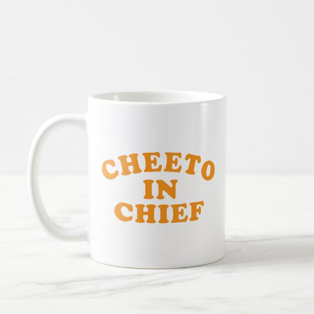 TAZA DE CAFÉ CHEETO EN JEFE (Izquierda)