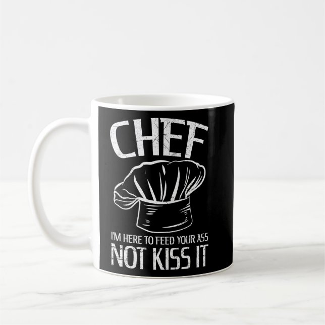 Taza De Café Chef Cocinando Para Un Chef De Cocina (Izquierda)