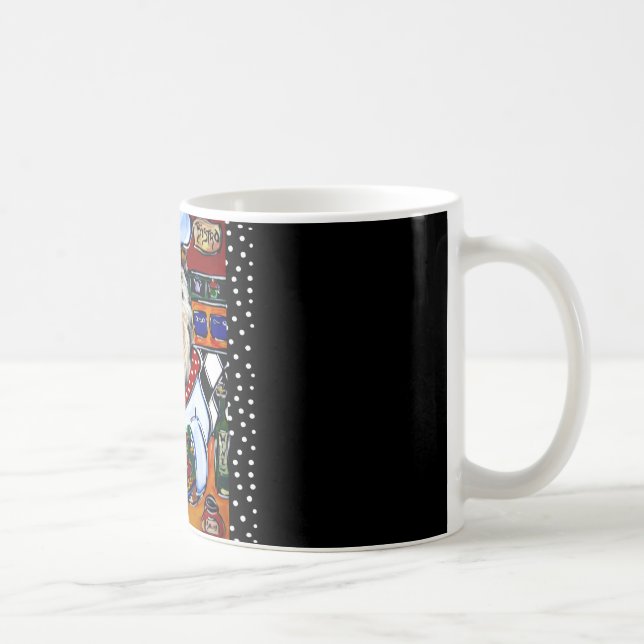 Taza De Café Chef Collie (Derecha)