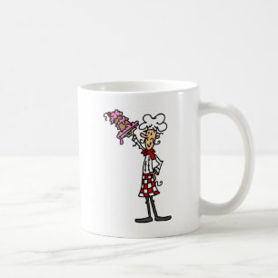 Taza De Café Chef con camisetas de pasteles y regalos