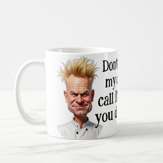 Taza De Café Chef Crappy Coffee Funny Gift (Izquierda)