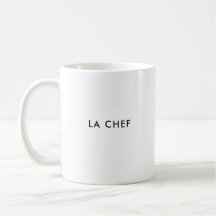 Chef | Jefe | Personalizado Café francés