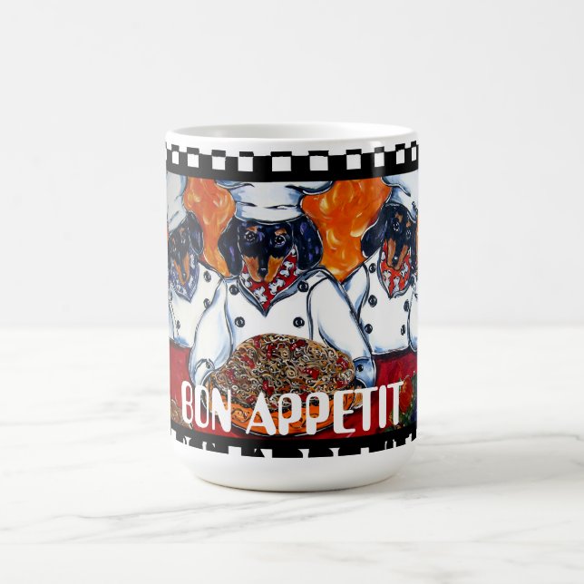 Taza De Café Chefs Dachshund (Centro)