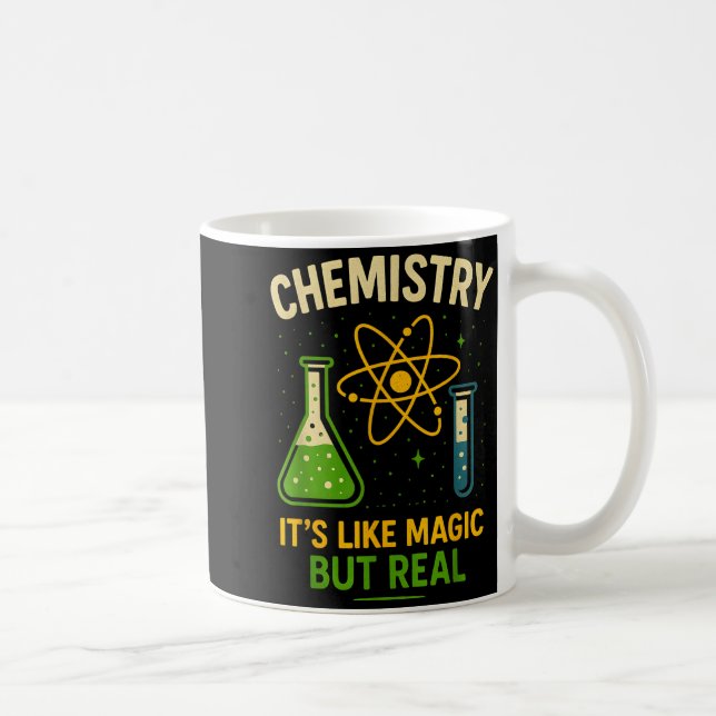 Taza De Café Chemistry It’s Like Magic Funny Science Teacher St (Derecha)