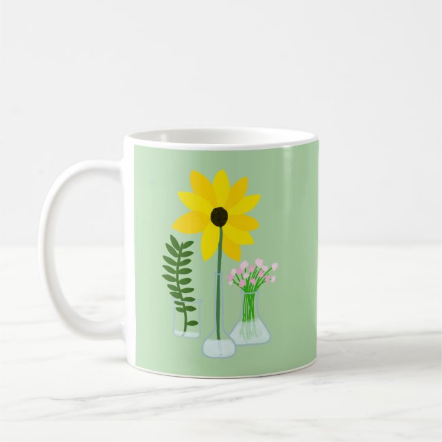 Taza De Café Chemistry Sunflower (Izquierda)