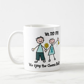 Taza De Café Chemo Bell - cinta del trullo del cáncer ovárico