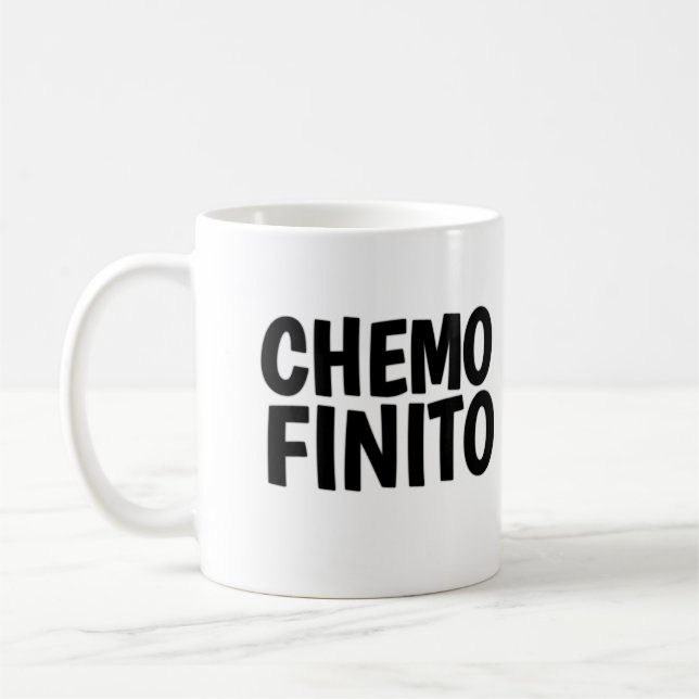 Taza De Café Chemo finito, fin de quimioterapia  (Izquierda)