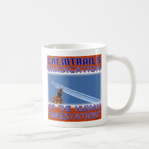 Taza De Café Chemtrails - erradicación de los seres humanos