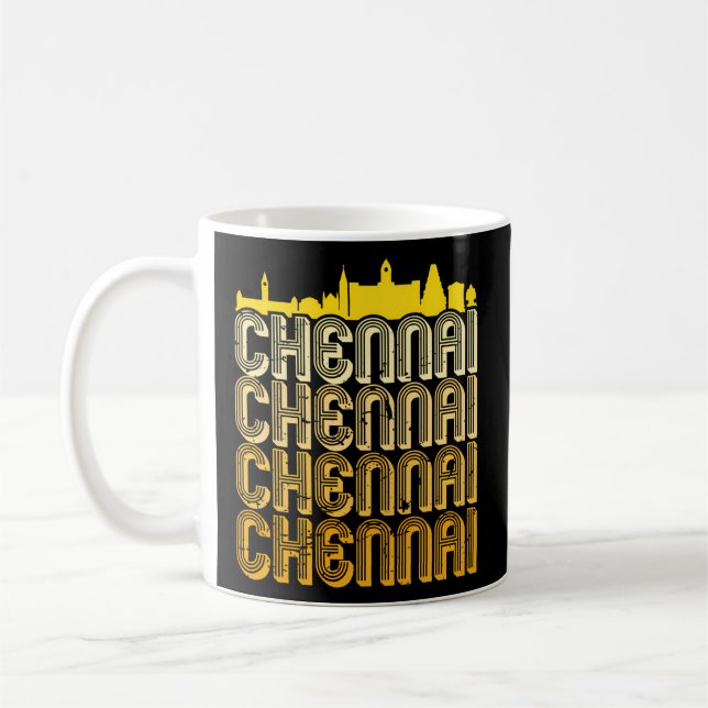 Taza De Café Chennai Madras Sky Tamil Tamilnadu (Izquierda)