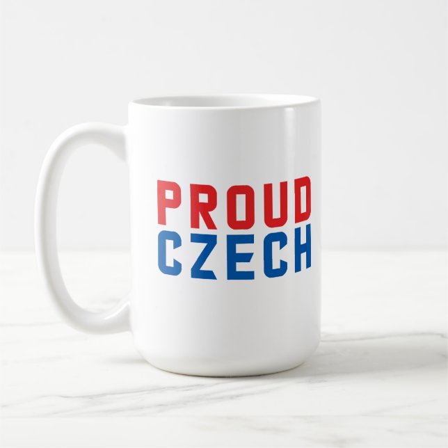 Taza De Café Chequio orgulloso (Izquierda)