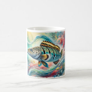Taza De Café Cherna Portrait 260824AREF110 - Watercolor