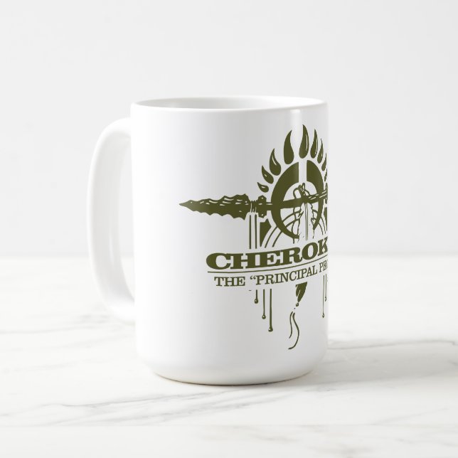 Taza De Café Cherokee 2 (Anverso izquierdo)