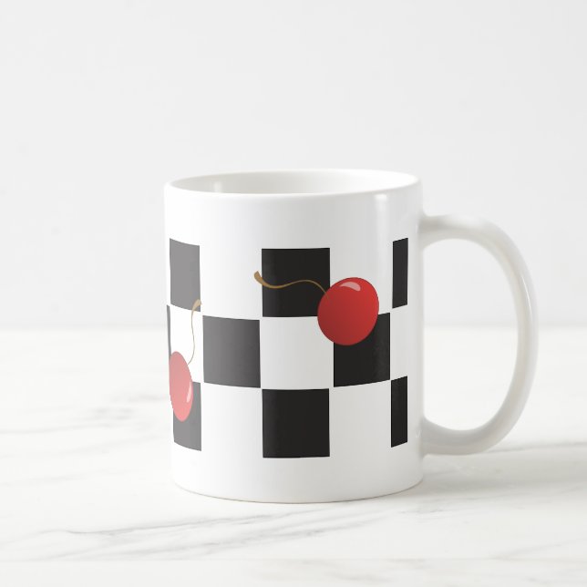 Taza De Café Cherries para tableros de ajedrez (Derecha)