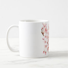 Taza De Café Cherry Blossom Floral Classic Mug 