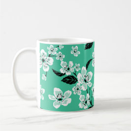TAZA DE CAFÉ CHERRY BLOSSOM - SAKURA (MINT)