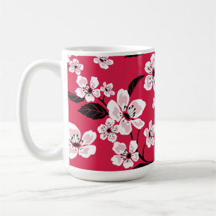 TAZA DE CAFÉ CHERRY BLOSSOM - SAKURA (ROJO)
