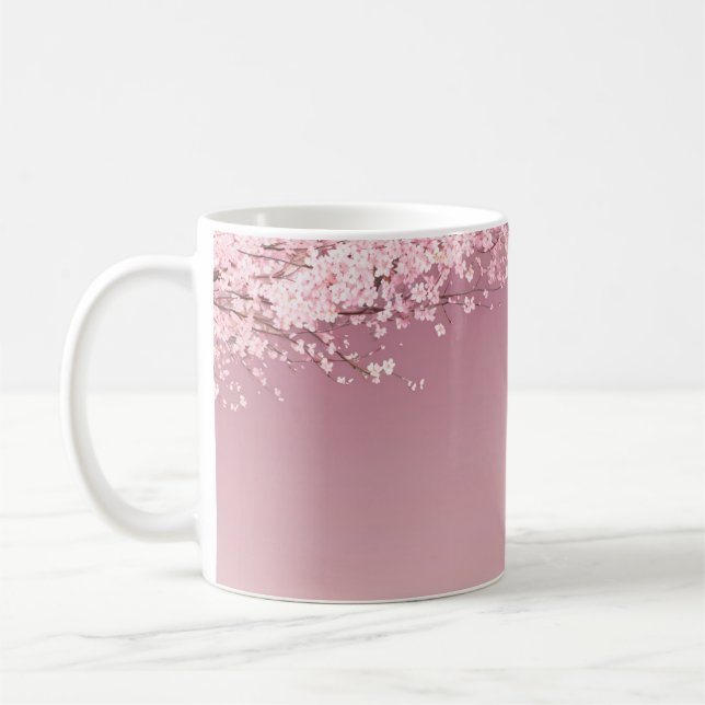 Taza De Café Cherry Blossom Spring Mug - Japanese Elegance (Izquierda)