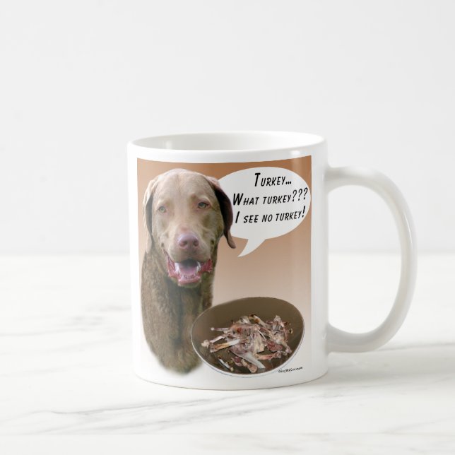 Taza De Café Chesapeake Bay Retriever Turquía (Derecha)