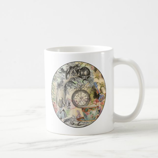 Taza De Café Cheshire Cat Alice Wonderland Classic (Derecha)