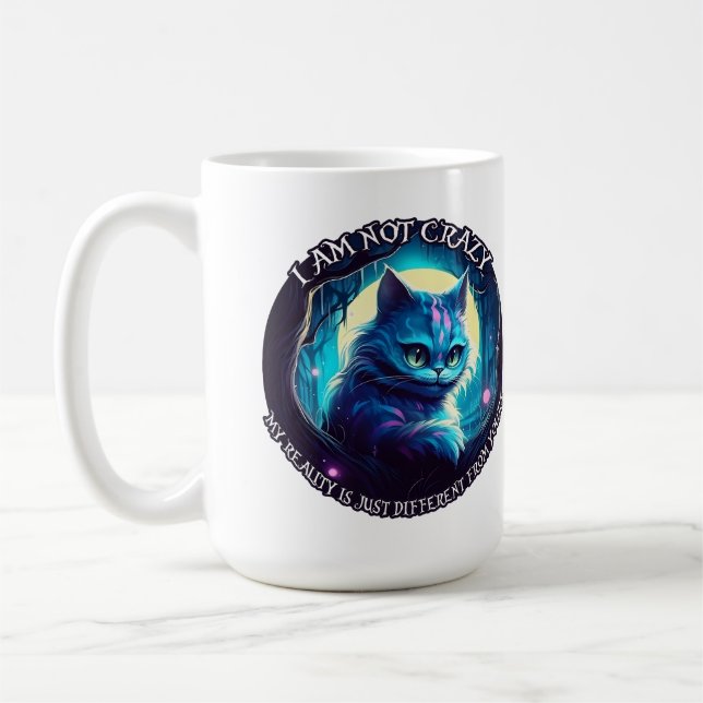 Taza De Café Cheshire Cat No estoy loco (Izquierda)