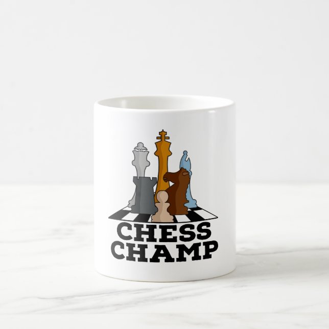 Taza De Café Chess Champ (Centro)