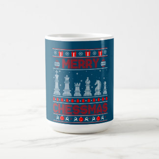 Taza De Café Chess Player Merry Chessmas Christmas Ugly Sweater